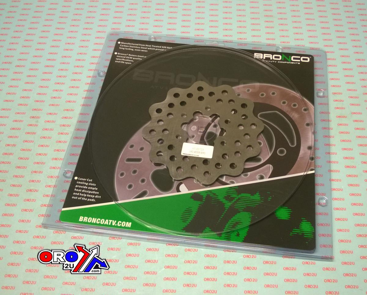 Bronco Disc Brake Rotor Rear Yxr Rhino, Bronco at-05723 Yamaha UTV 450 / 660