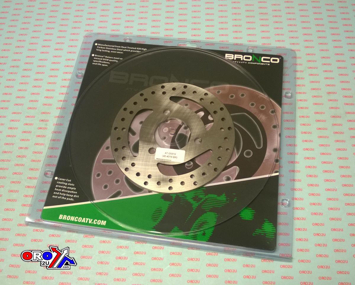 Bronco Disc Brake Rotor Rear Polaris, Bronco at-05919, Md6156d , 5243678