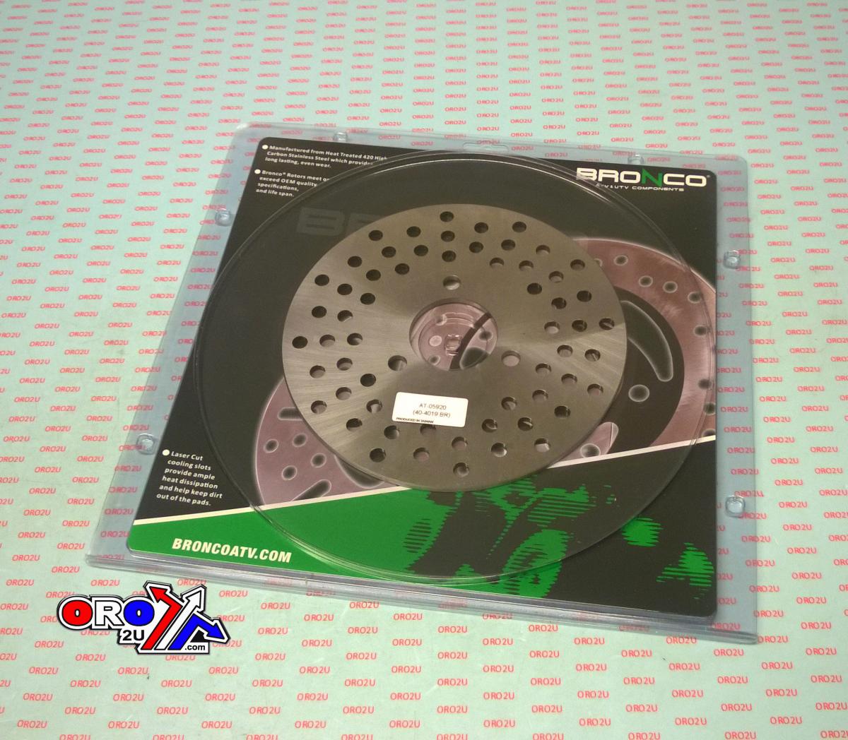 Bronco Disc Brake Rotor Rear Polaris, Bronco at-05920, Md6169d, 5243679