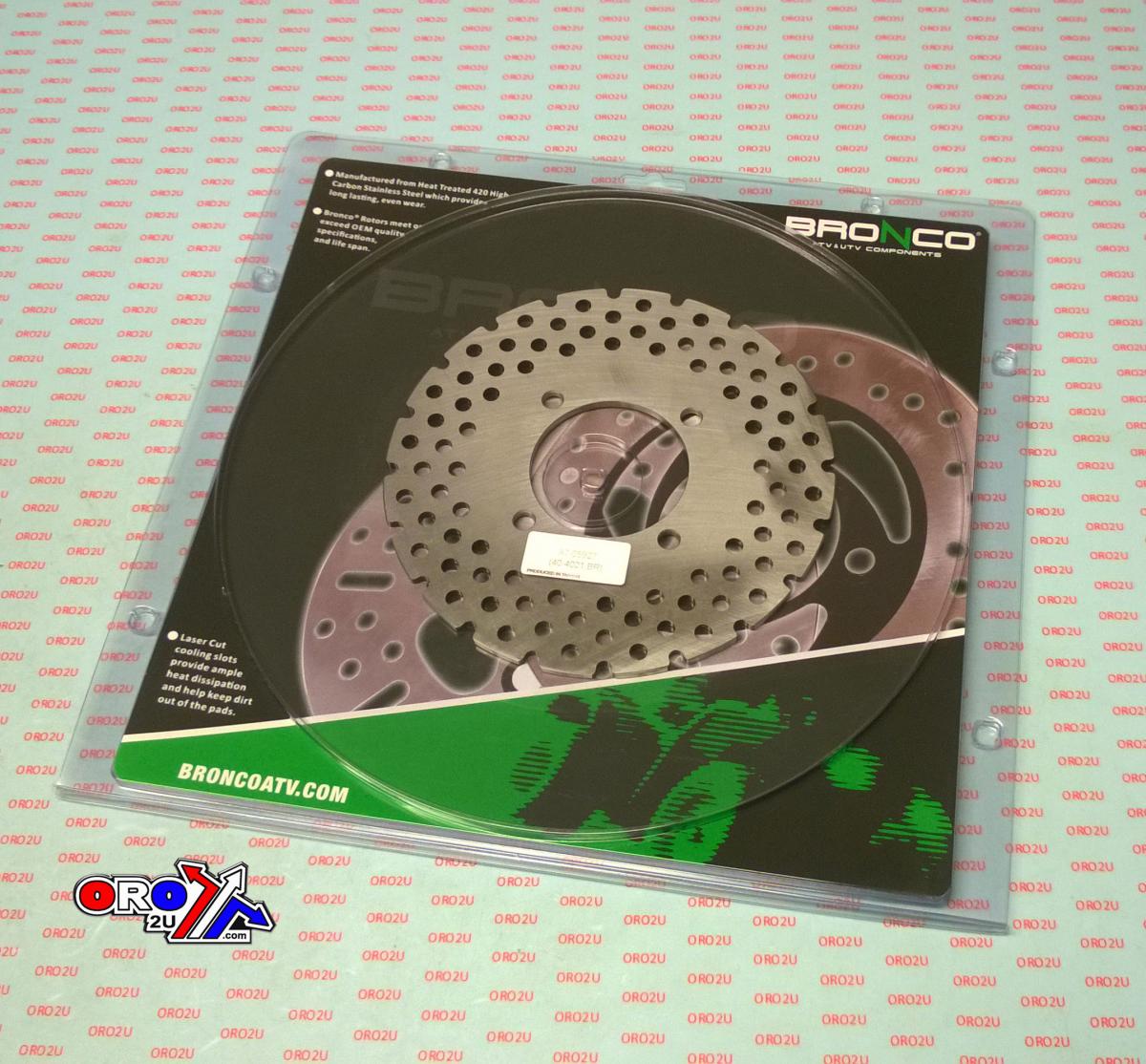 Bronco Disc Brake Rotor Front Polaris, Bronco at-05927, Md6262d, 5247961