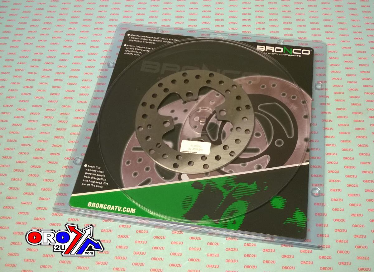 Bronco Disc Brake Rotor Front Polaris, Bronco at-05930, Md6274d, 453010