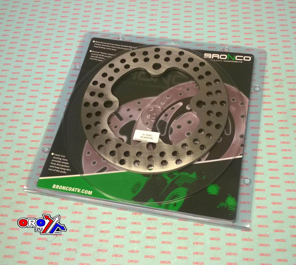 Bronco Disc Brake Rotor Polaris UTV, Bronco at-05945 Front / Rear, Md6397d, 5260591