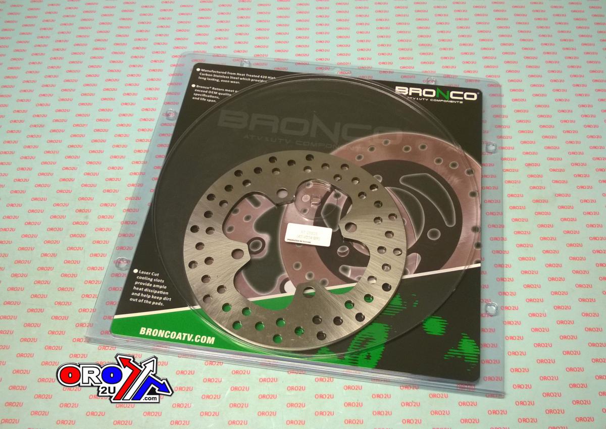 Bronco Disc Brake Rotor Front KRF750, Bronco at-05935 Kawasaki UTV, Md6325d, 41080-0586