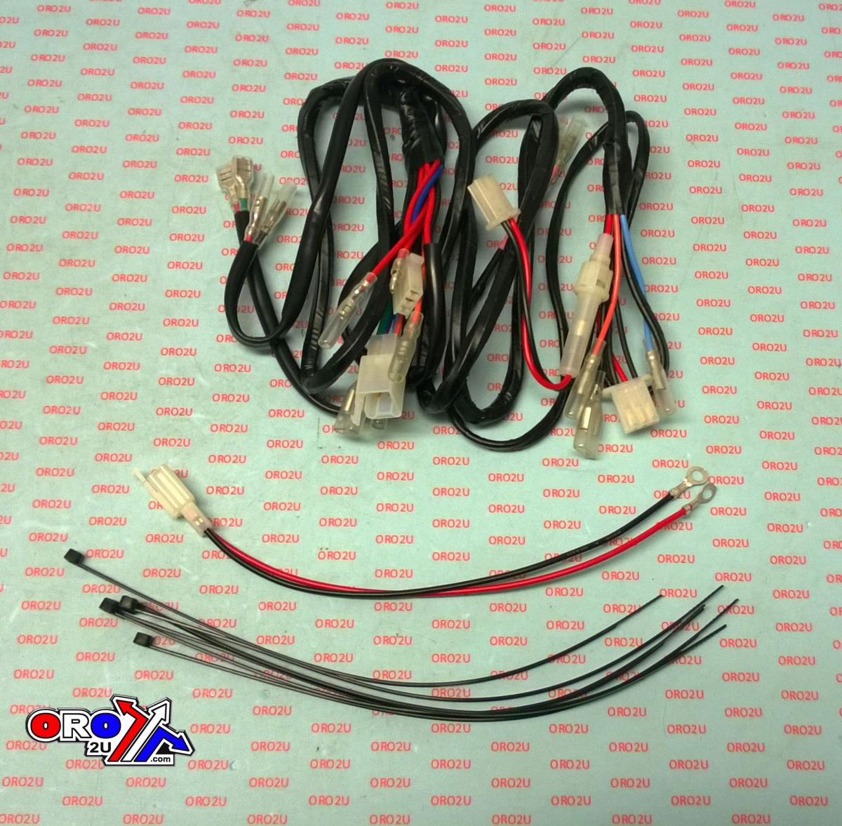 Dirt Racing Wiring Loom Lights Motorcycle, Wire Harness