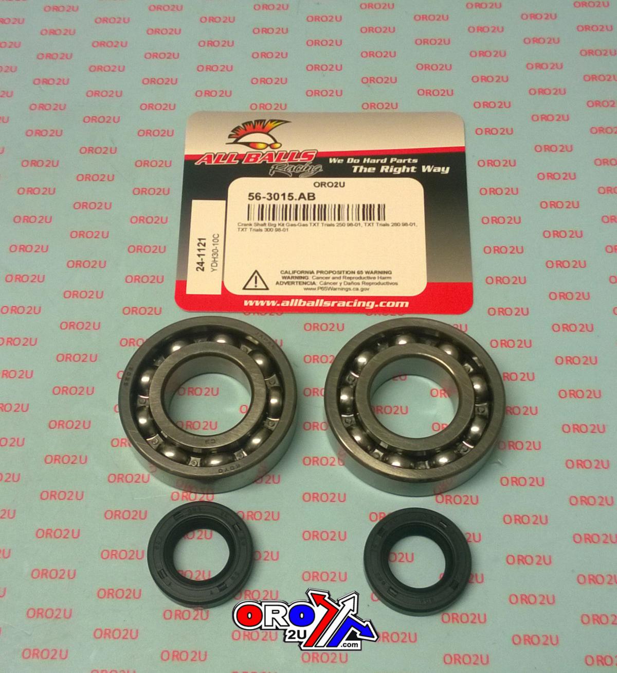 ALL BALLS CRANKSHAFT BEARING & SEAL KIT GASGAS, ALLBALLS 24-1121
