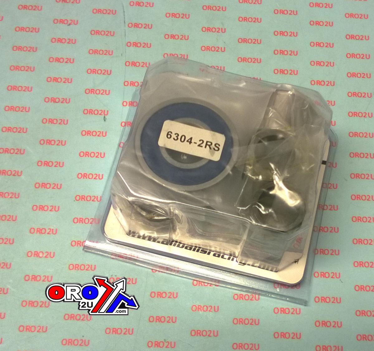 All Balls Racing Wheel Bearing Kit Rear 11-17 Yamaha Xvs 1300 Stryker, Allballs 25-1774 Road