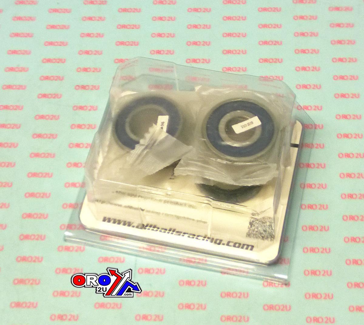 All Balls Racing Wheel Bearing Kit Rear 11-15 Honda CBR125, Allballs 25-1784 Road