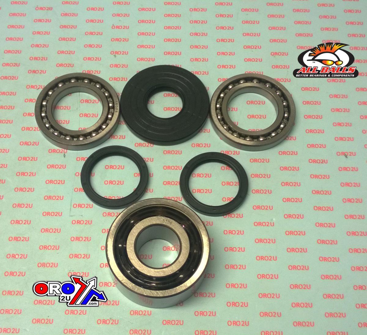 All Balls Racing Differential Bearing & Seal Kit Front Polaris, Allballs 25-2115
