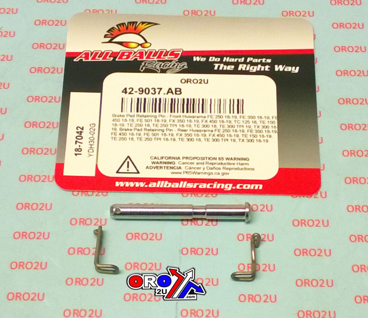 All Balls Racing Allballs Brake Pad Bolt Kit, Allballs 18-7042 Husqvarna Front and Rear