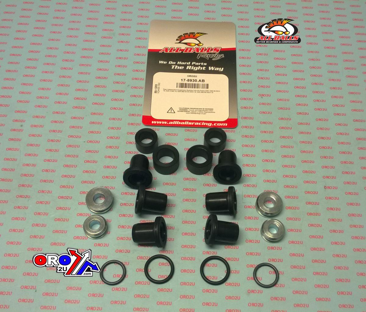 All Balls Racing Rear Independent Suspension Bush Only Kit Polaris, Allballs 50-1203