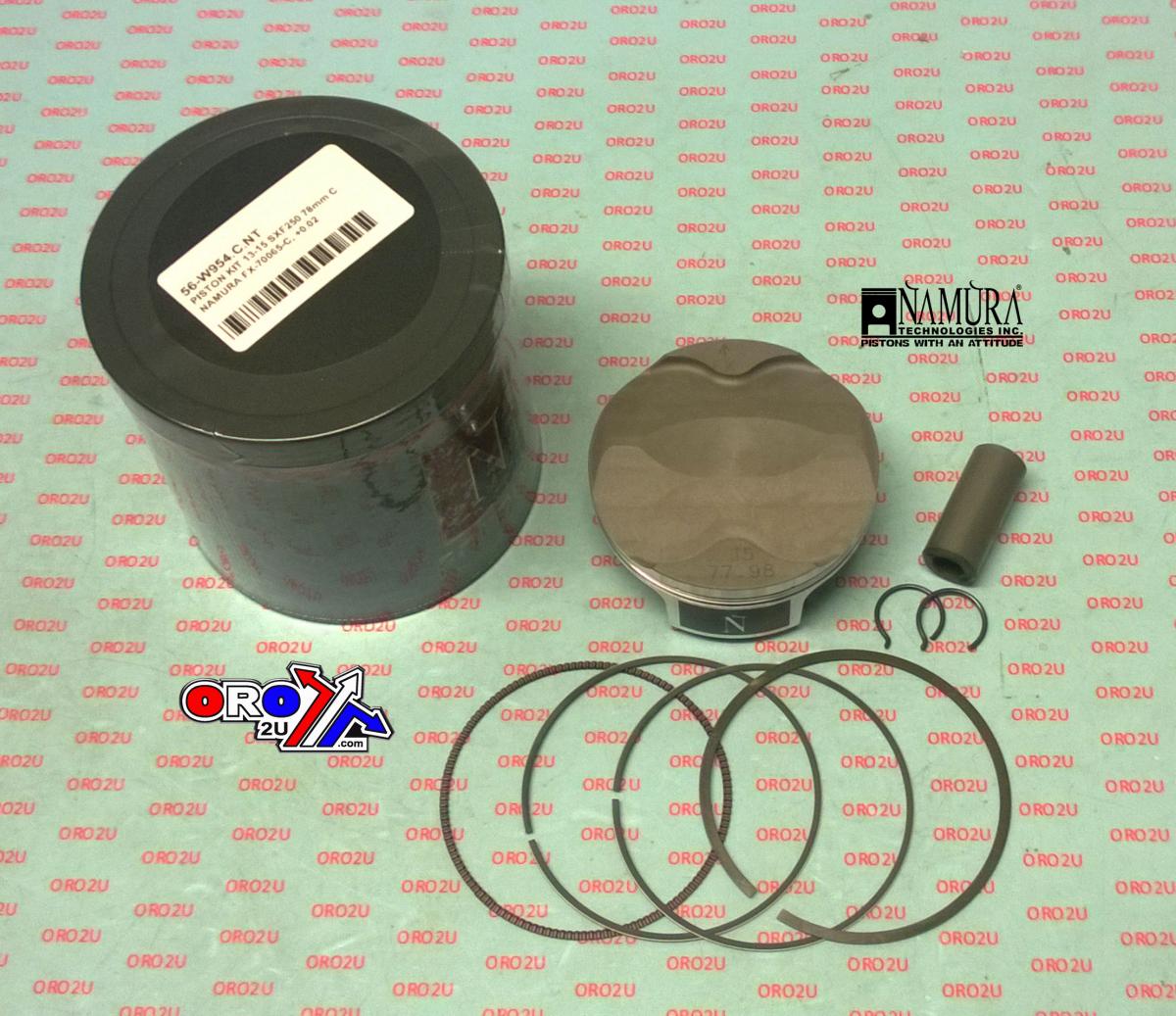 Namura Technologies Piston Kit 13-15 SXF250 78mm a, Namura FX-70065, Namura Forged