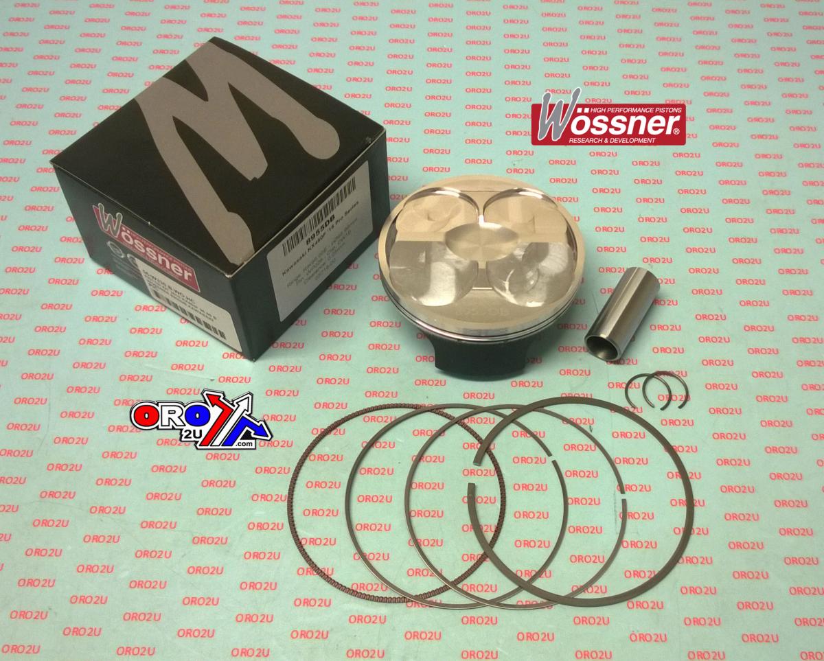 Wossner Piston Kit 2015 KX450F 96.00 a, Wossner 8955da Kawasaki 13001-0766, High Compression 13.8