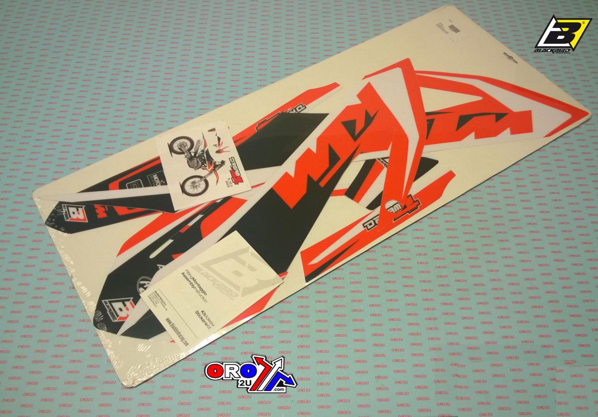 BLACKBIRD KTM SX/SXF 2019 - 22 DREAM 4, BLACKBIRD DECAL KIT, 2547N