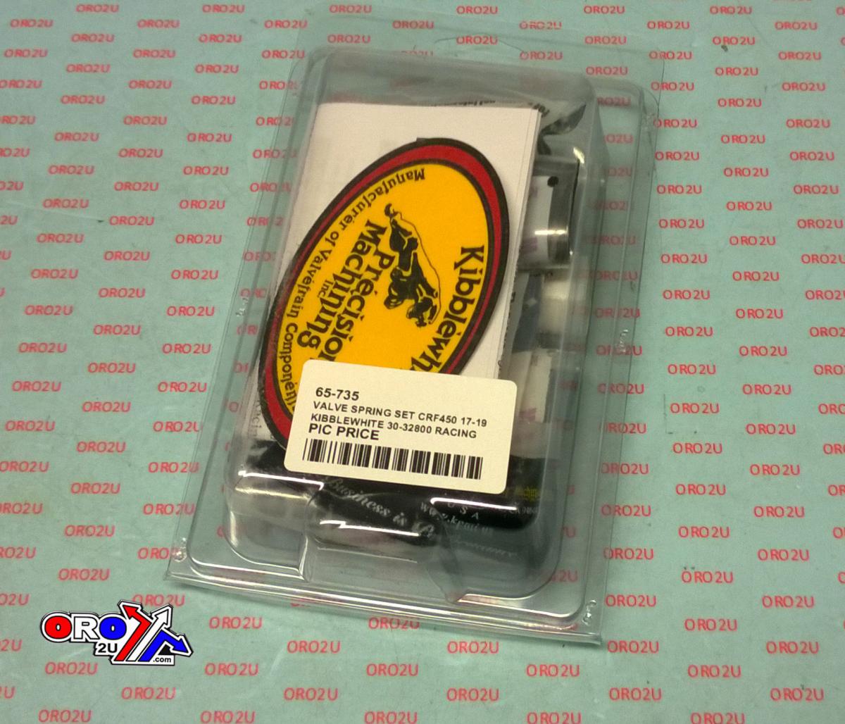 Kibblewhite Valve Spring Set CRF450 17-19, Kibblewhite 30-32800 Racing, Lightweight Kit