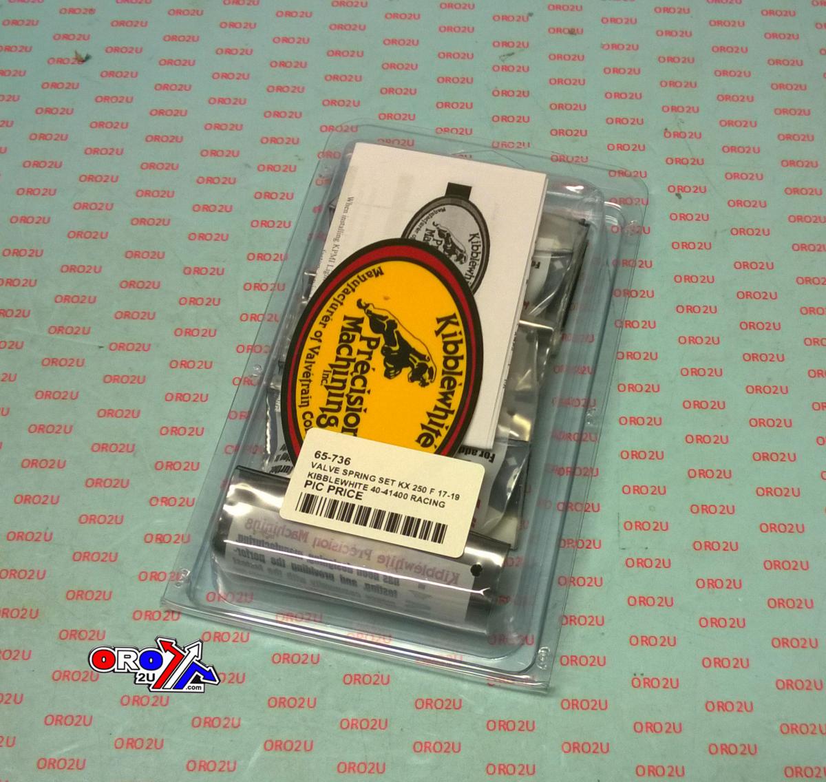 Kibblewhite Valve Spring Set KX 250 F 17-19, Kibblewhite 40-41400 Racing, Lightweight Kit