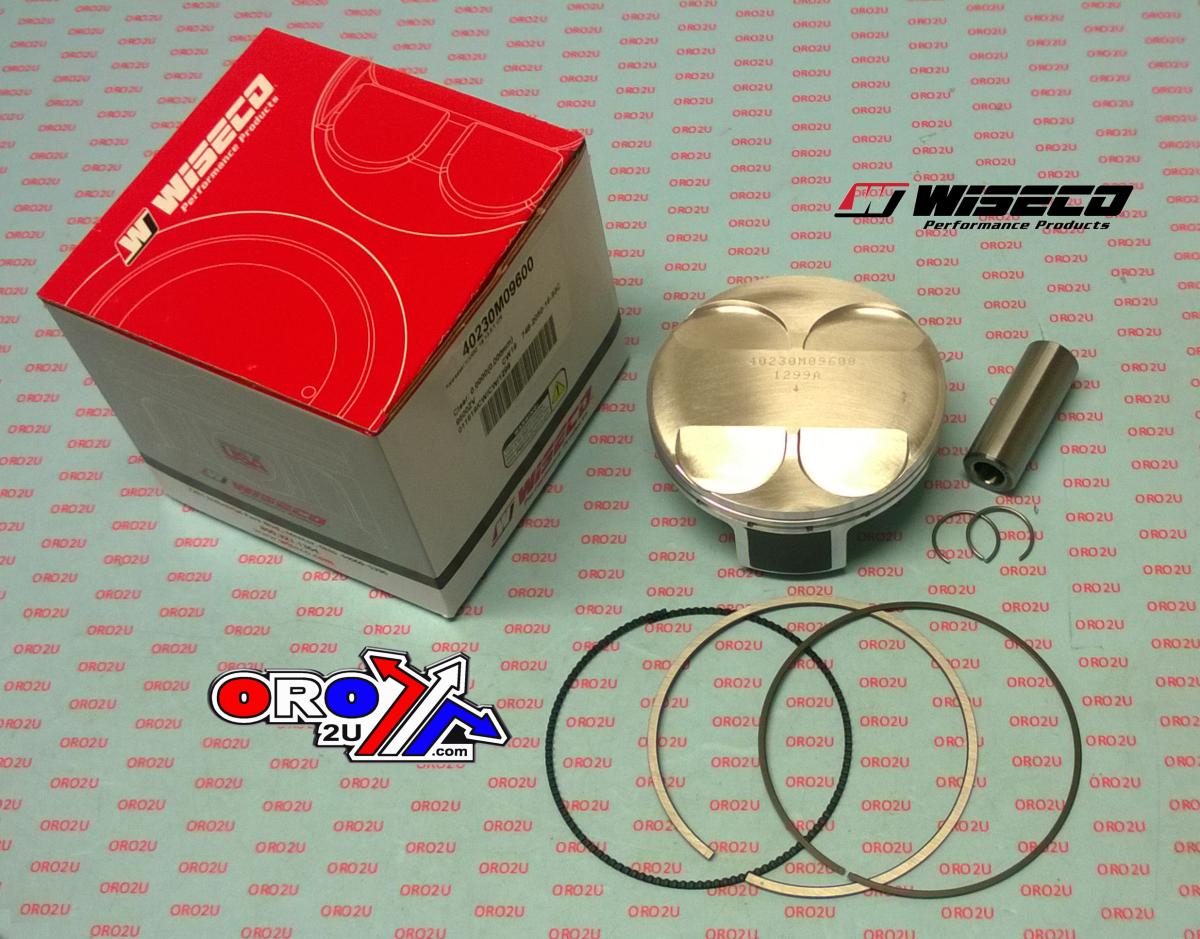 Wiseco Piston Kit 2019-20 KX450F 96.00, Wiseco W40230m09600, High Compression 13.5:1