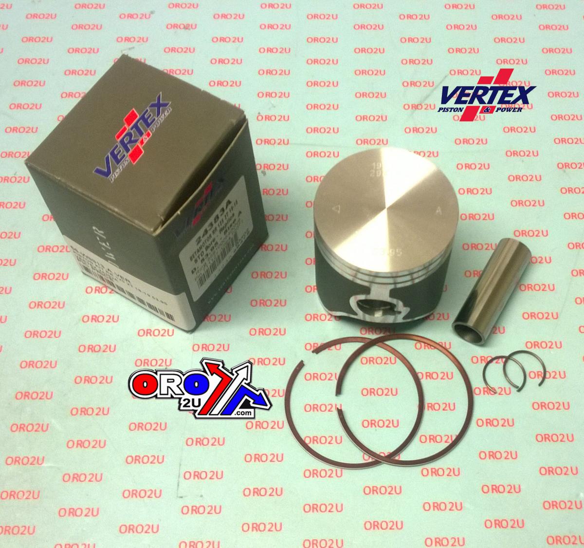 Vertex Piston Kit Vertex 54.0 a Beta Rr 125 2t 18-23, Vertex 24383a