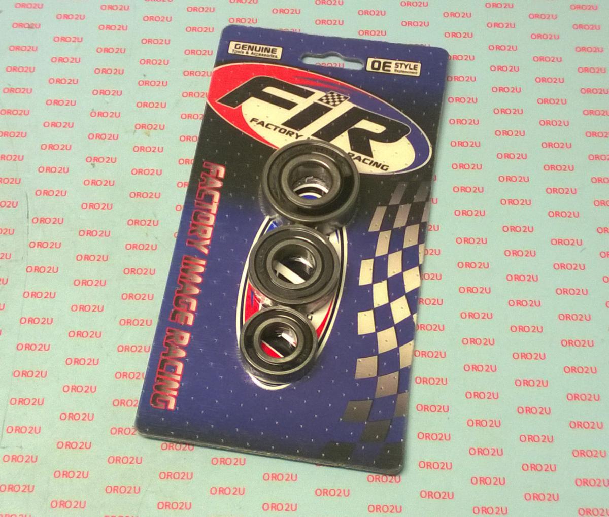 FIR Wheel Bearing Kit Rear KL600, KL650 a (klr) 87-07, KL650 B (klr) Tengai 1990-1991, KL650 E (klr) 2008-2017, KLE500 (euro) 2003-200, Kawasaki