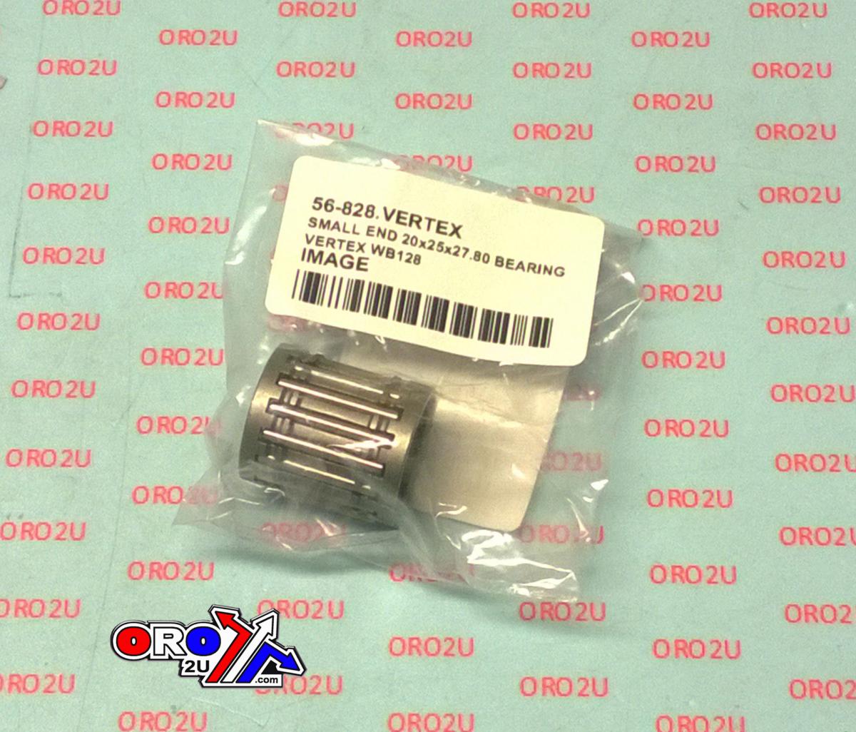 Vertex Small End Bearing 20x25x27.8 Honda CR 500 84-01, Vertex WB128