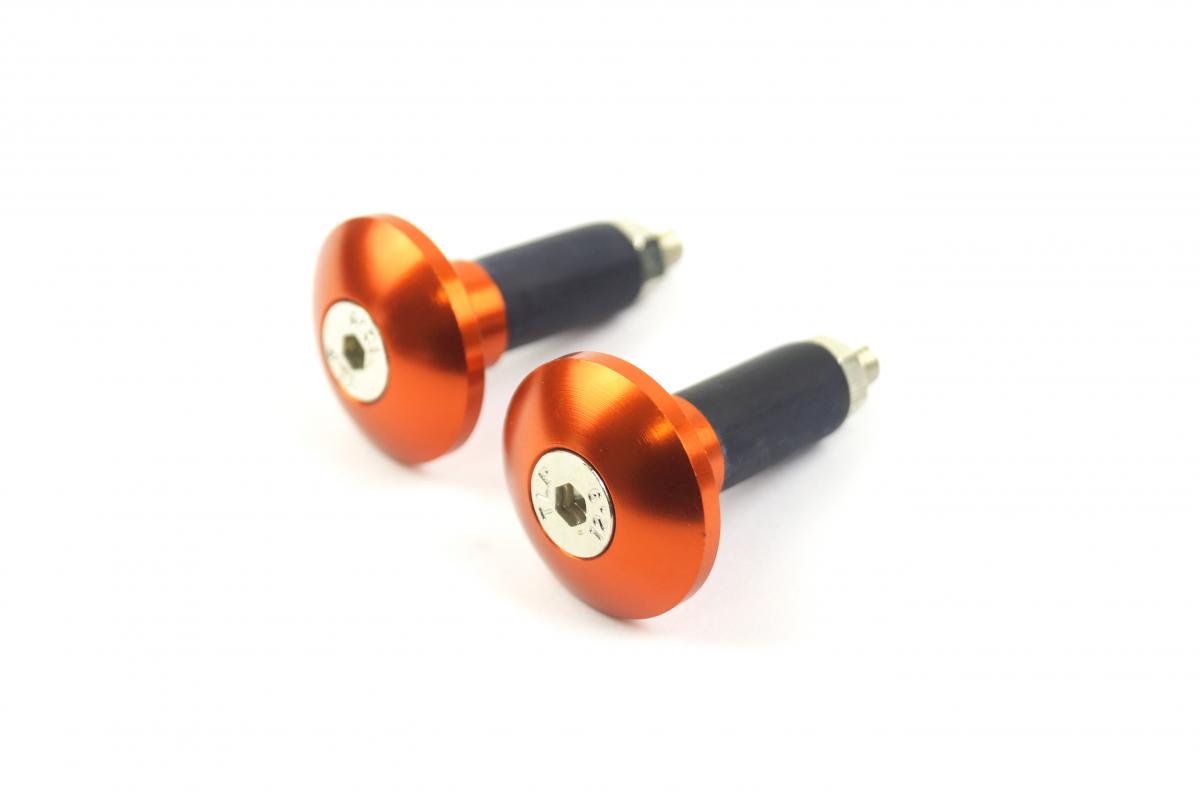 FIR Bar Ends 12mm Orange [set-2]
