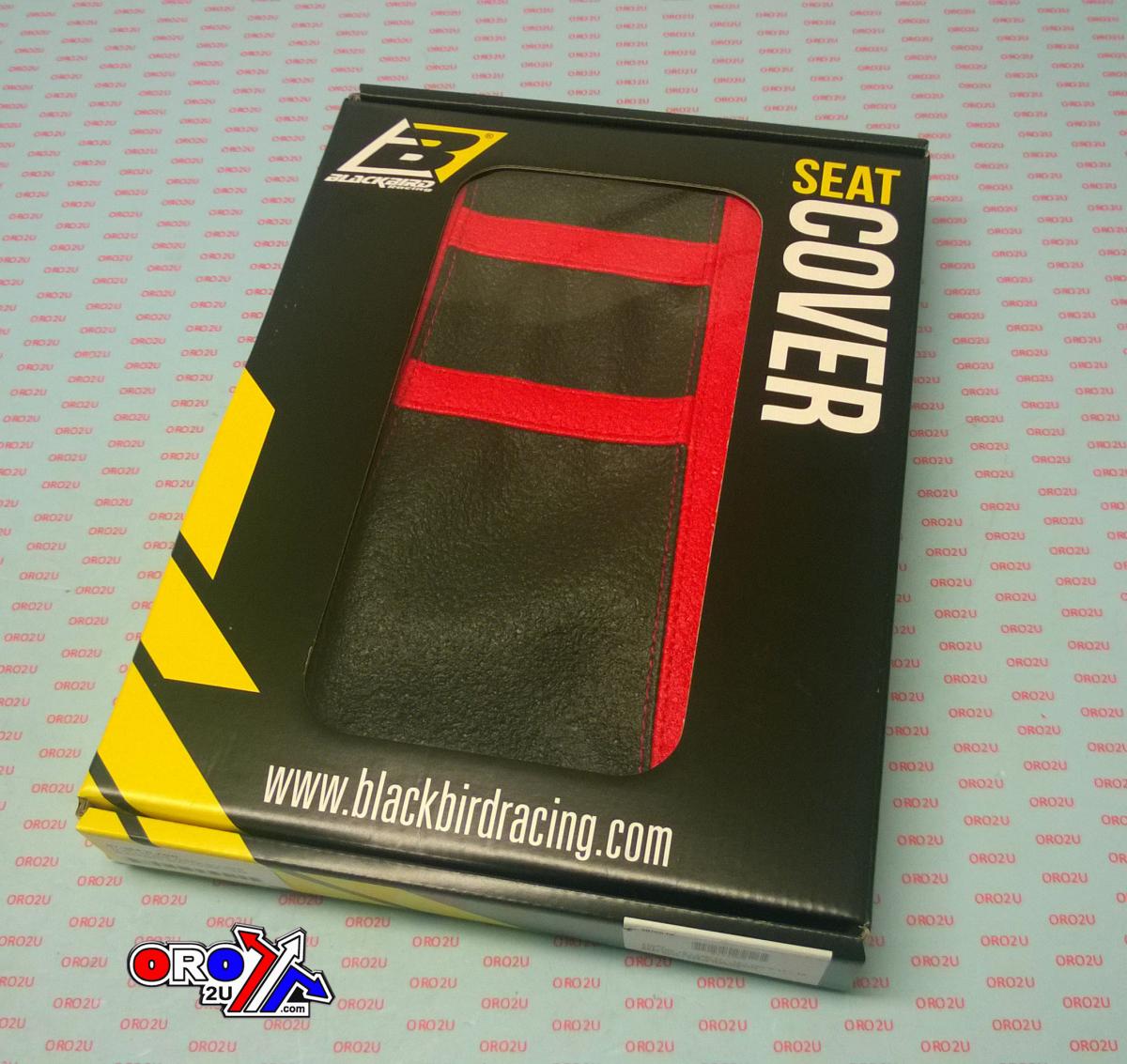 Blackbird Graphics 17-20 CRF450R Zebra Blk/red, Blackbird Seat Cover 1148z