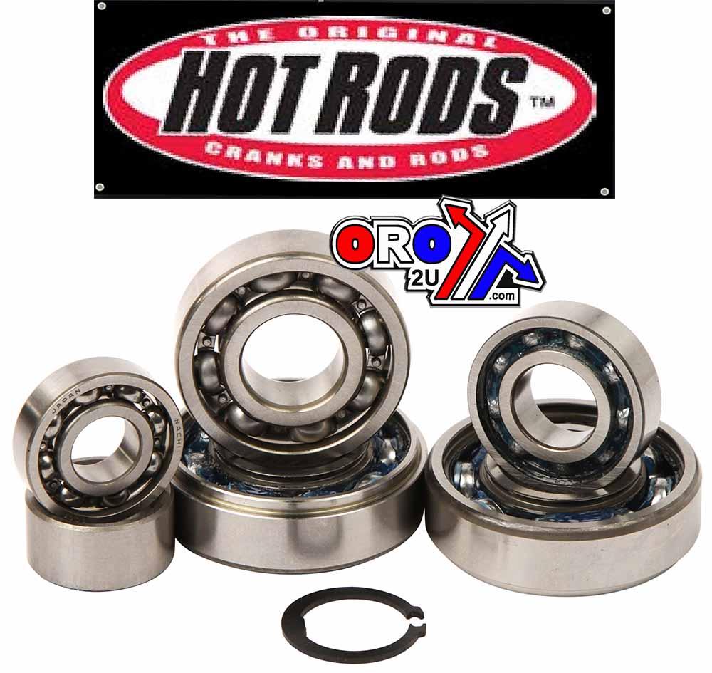 Hot Rods Transmission Bearing Kit KX80/100, Hotrods Tbk0036, 1995 - 1997 Kawasaki KX 100 Bike,1989 - 1997 KX 80