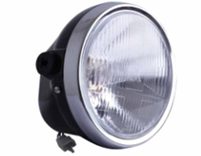 Dirt Racing Head Light Unit Round Clear Glass 2002 - 2013 Yamaha YFB125 Type