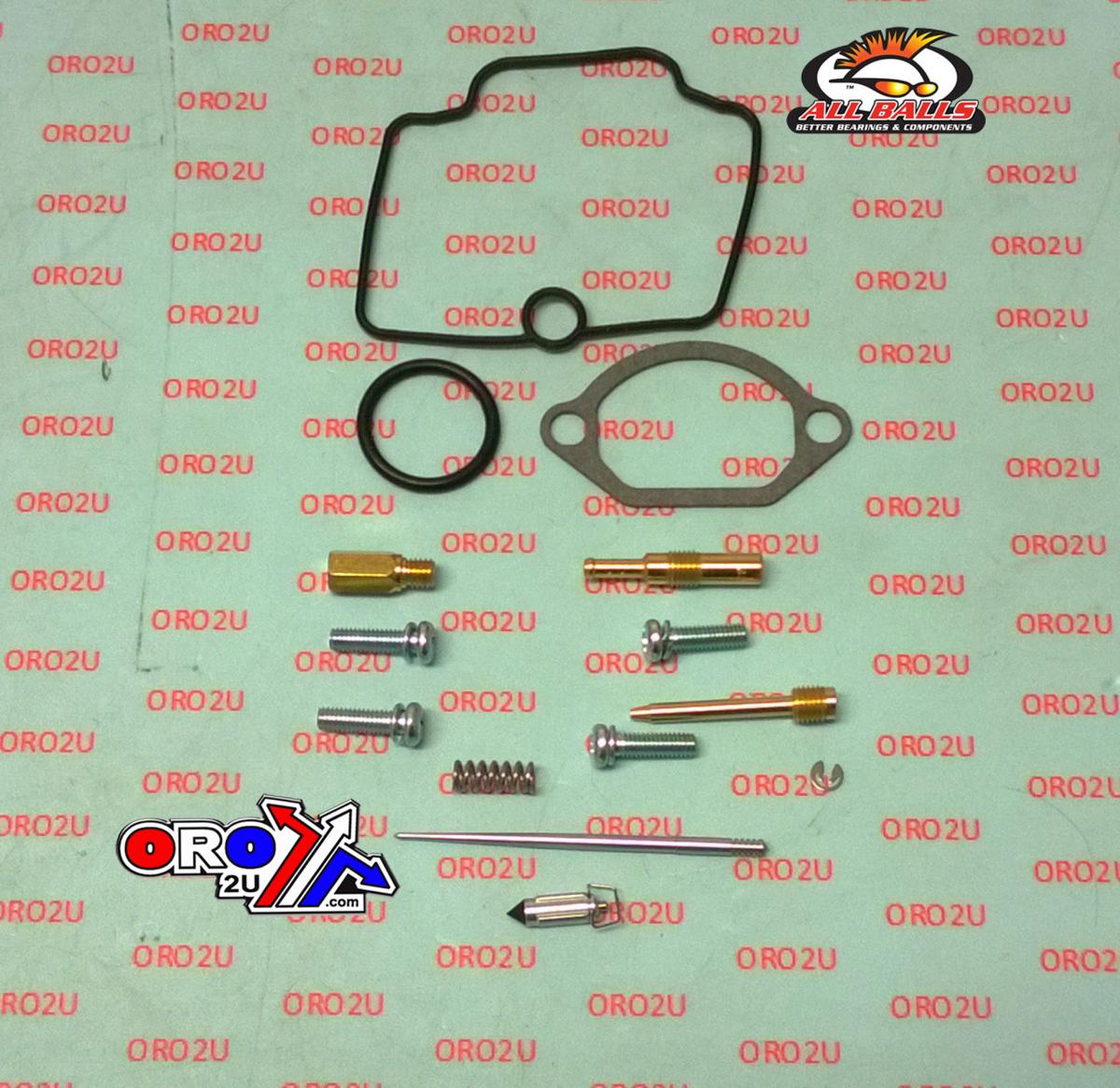 All Balls Racing Carburetor Rebuild Kit 18-22 Yam YZ65, Allballs 26-10049 Dirt