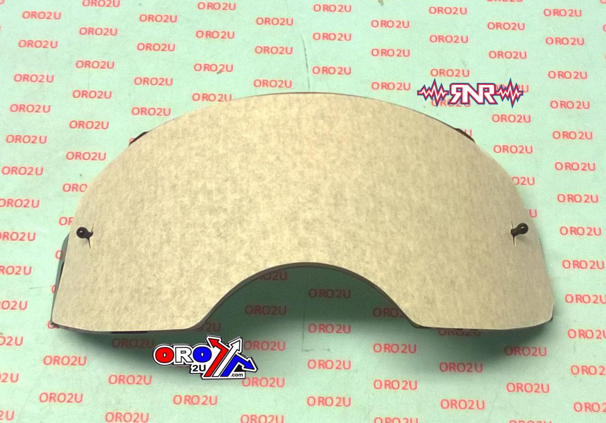 Rip-N-Roll Oakley Airbrake Lens Silver Mirror, Rnr LMPCS023 To Fit Airbrake Goggles, Not Genuine Oakley