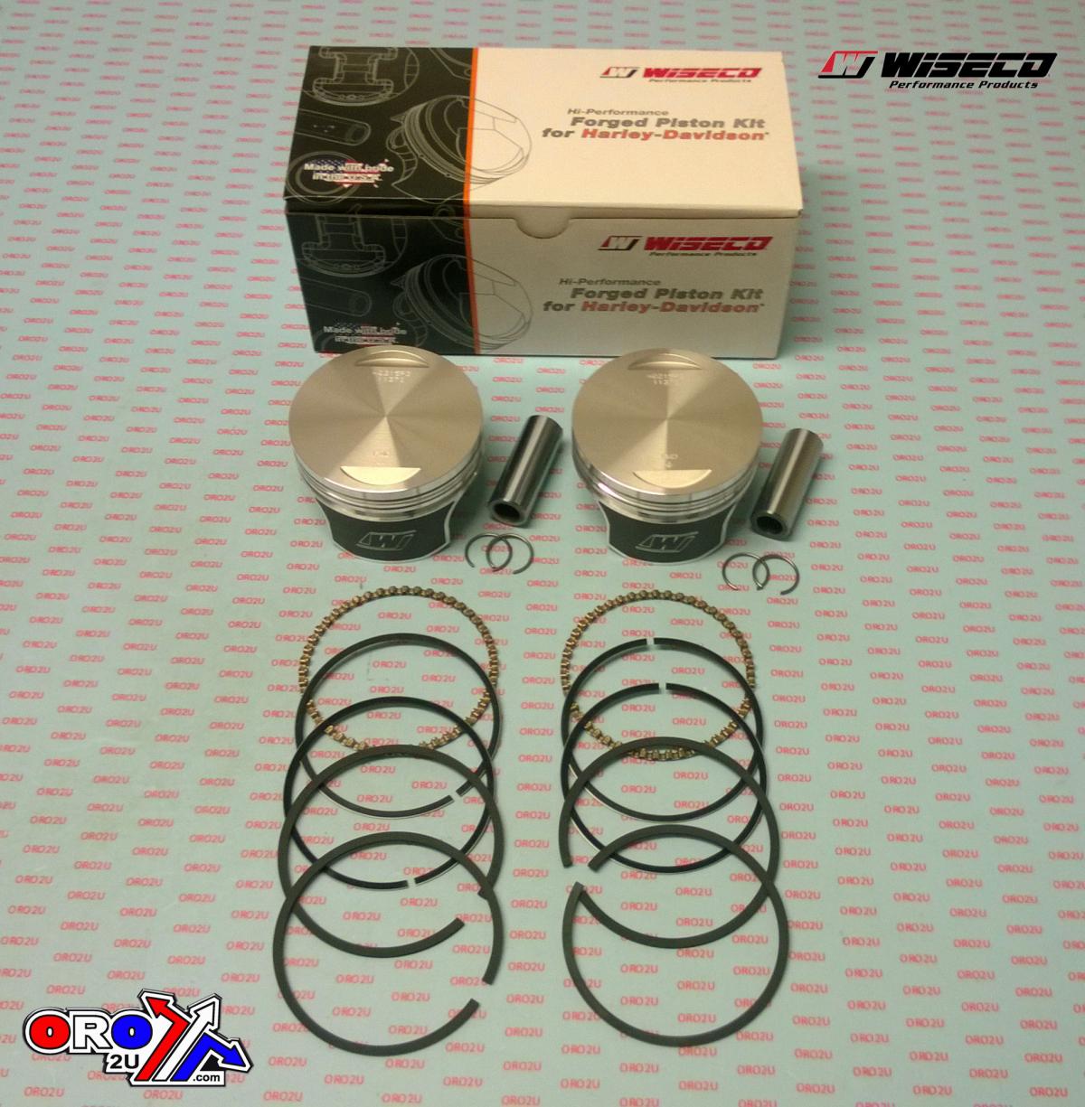 Wiseco Wiseco Tracker Series Kit Hd, Wiseco Wk0215p1, 1340 Evo Flat Top 8.5.:1 CR 3.4955