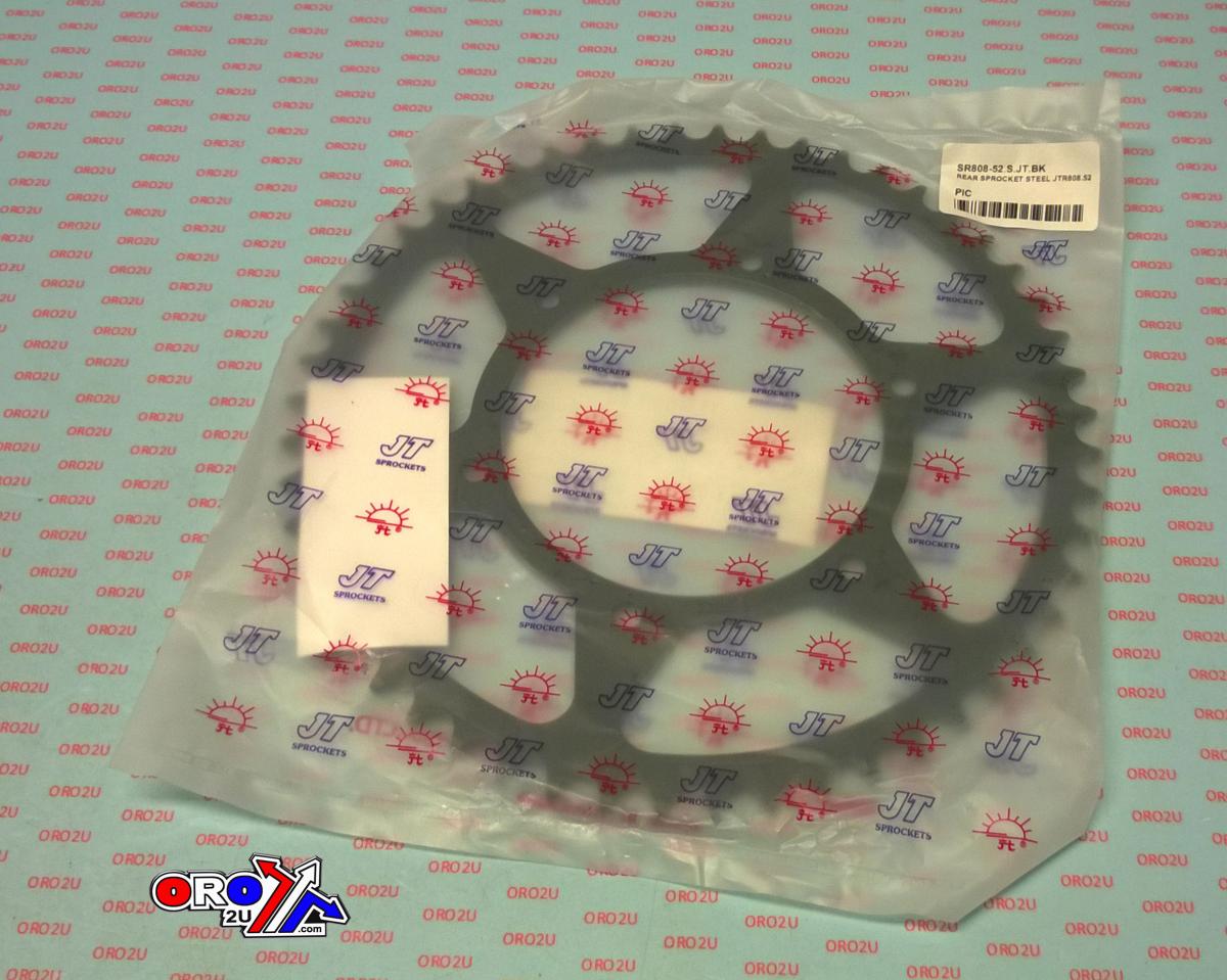 JT Rear Sprocket Steel JTR808.52 Black