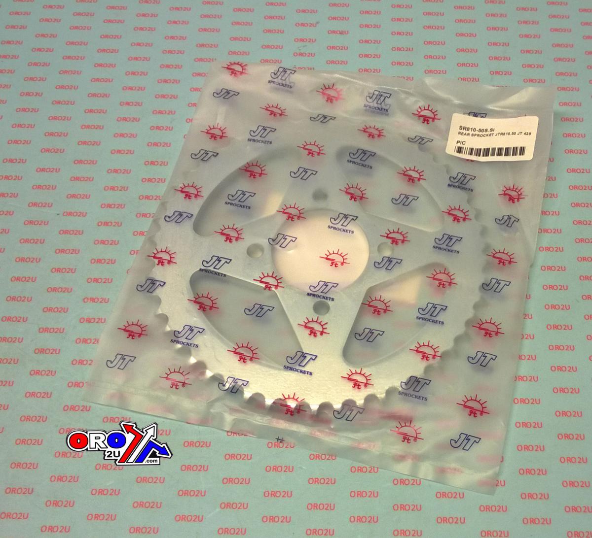 JT Rear Sprocket JTR810.50 Jt 428 Silver RV125 1973-1983