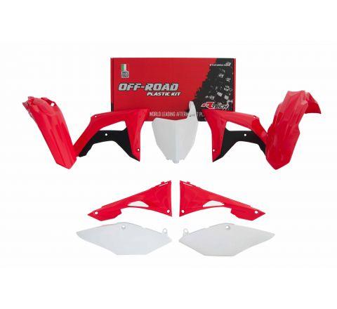 Rtech Plastics Plastic Kit Oem CRF250R 19-21 / CRF450R 19-20, Oem Rtech R-kitcrf-oem-519, Oem