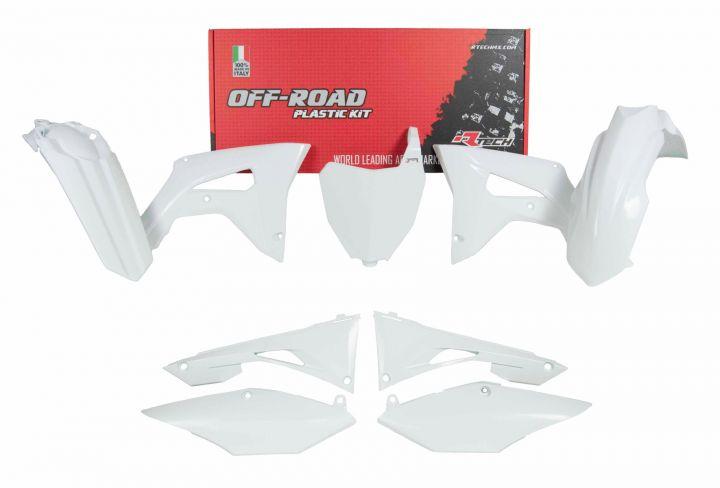 Rtech Plastics Plastic Kit We CRF250R 19-21 / CRF450R 19-20, Rtech R-kitcrf-bn0-519, White