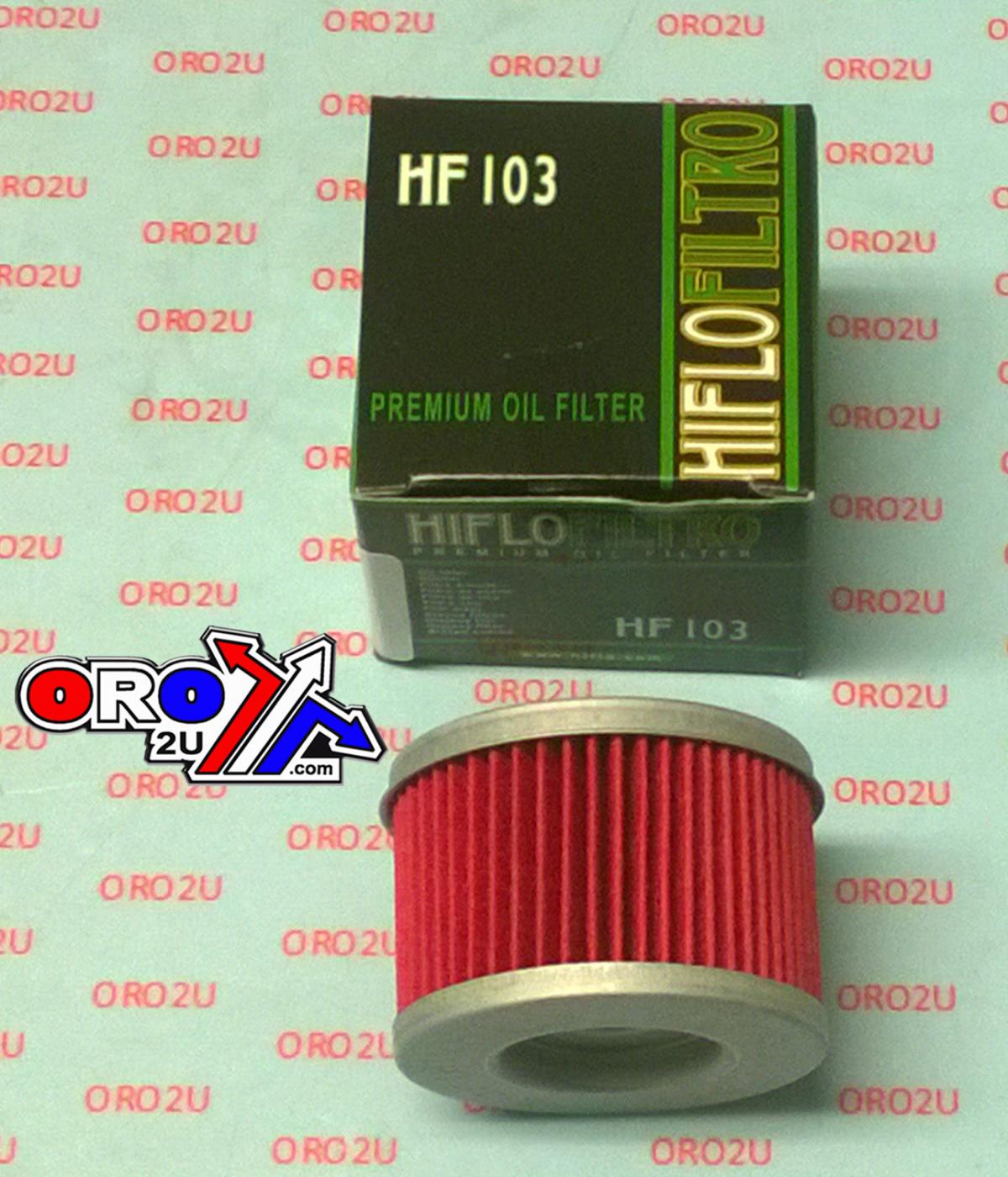 HiFlo Filters Oil Filter Hiflo HF103 Honda