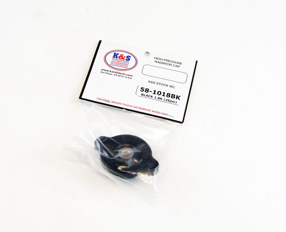 K&S Technologies Radiator Cap (26 Psi) Black 58-1018bk