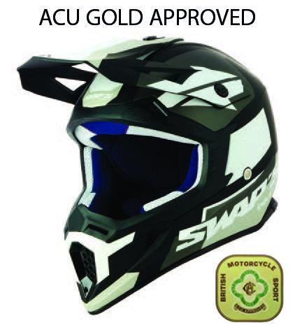 Swaps MX Helmet Xl 62 Black/white, Swap's S818 Full Face Csw5g1105, !! Acu Gold Approved !!