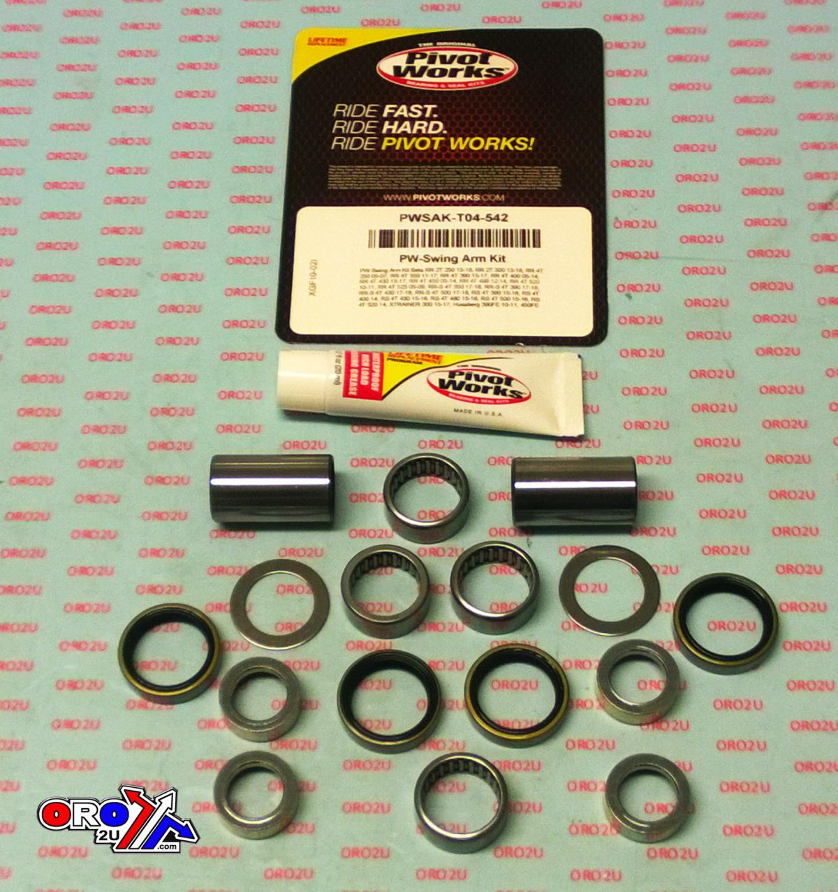Pivot Works Swingarm Bearing Kit KTM, Beta, Pivot Works Pwsak-t04-542 Husaberg, Pwsakt04542