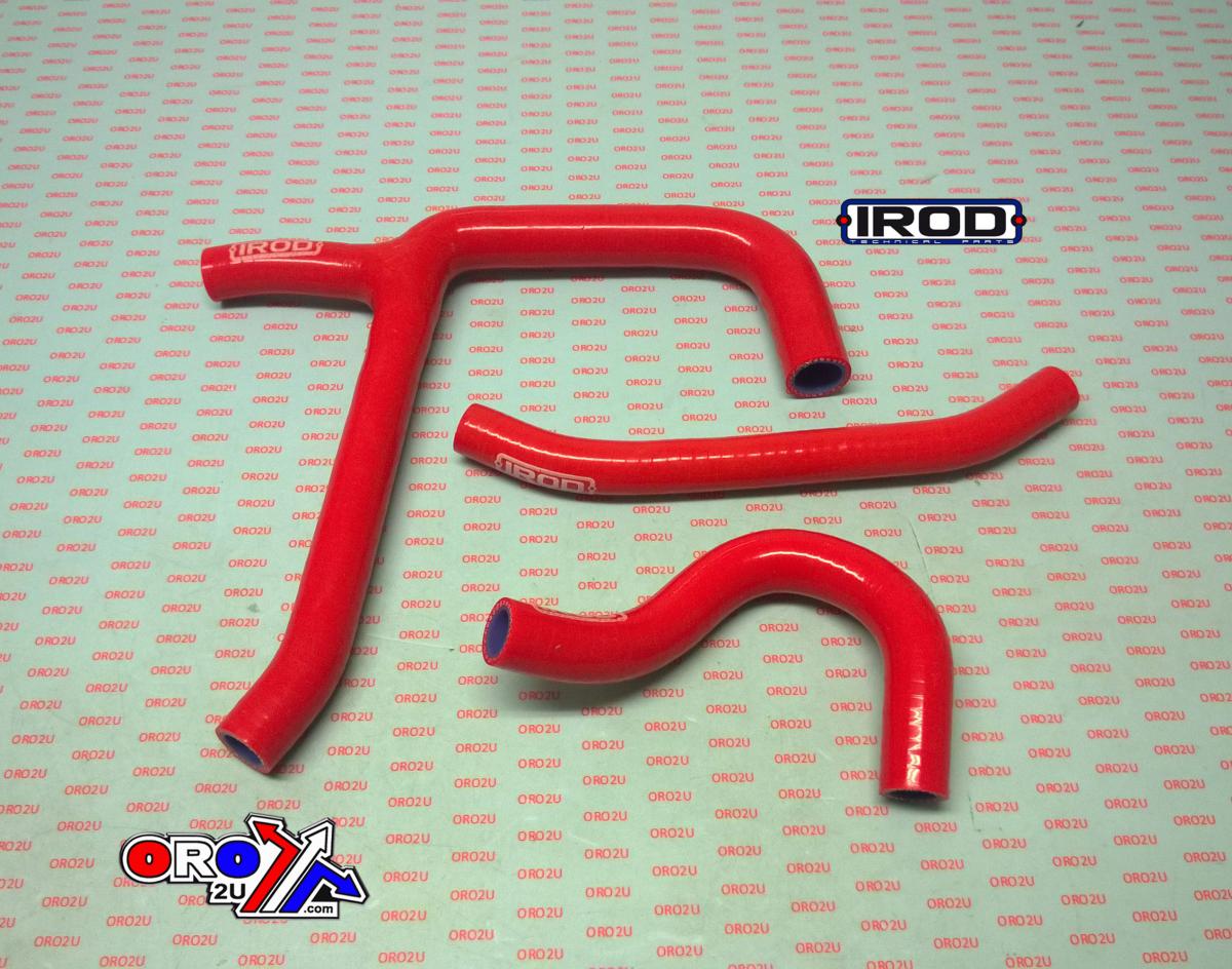 IROD Radiators Hose Kit Honda CRF 250 16-17, Silicone Radiator Red 010099, Irod