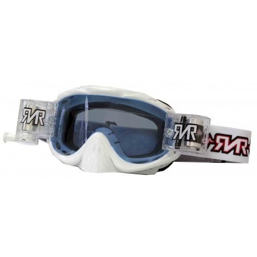 Rip-N-Roll  Rnr Hybrid White Fully Loaded Roll Off, White Goggle GH22, Roll & Tear Off