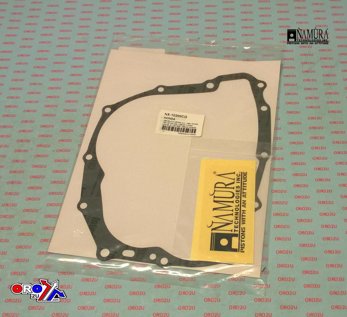 Namura Technologies Gasket Clutch Cover, Namura Nx-10200cg Honda, 11393-437-000 XR185 1979 XR200R 1980-83 XR200R 1986-02 CB125S 1981-82 TLR200 1986-87 XL125S 197