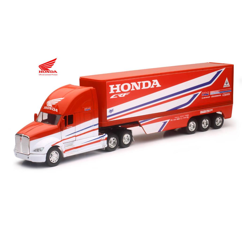 NewRay Model Die Cast Hrc Race Team Truck, Kenworth T700, Red & White, Scale 1:32, 10893 New Ray