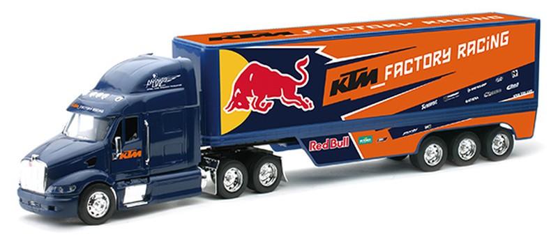 NewRay Model Die Cast Red Bull KTM Race, Truck, Blue and Orange, Scale 1:32, Newray 14393