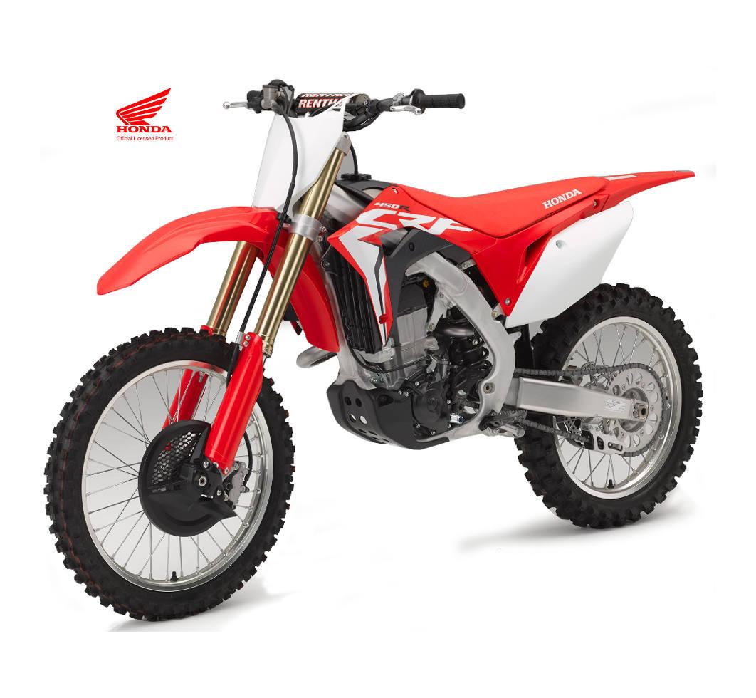 NewRay Model Die Cast Honda CRF 450 R, 2018, Red and White, Scale 1:6, Newray 49583