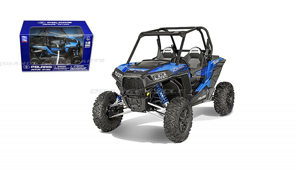NewRay Model Die Cast Polaris RZR Xp1000, Voodoo Blue, Scale 1:18, Newray 57593b