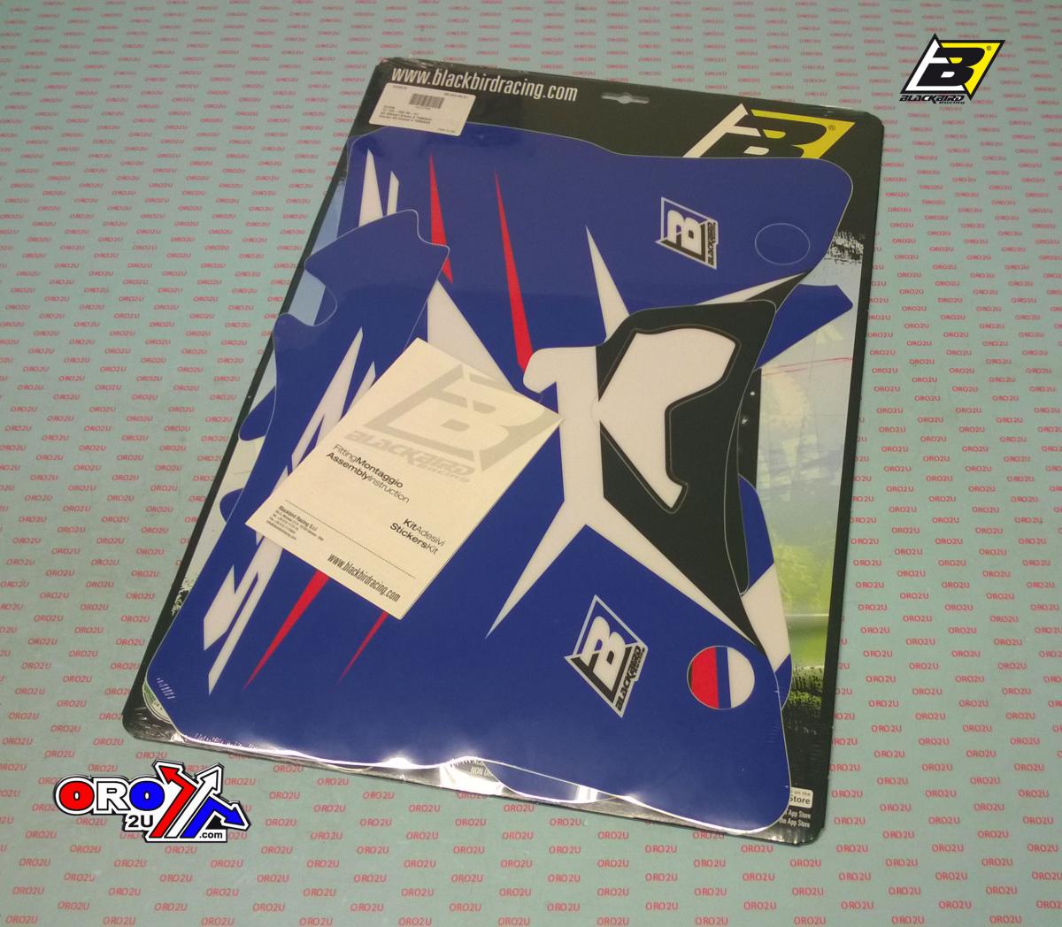 Blackbird Graphics 96-01 YZ125/250 Dream-4, Blackbird Decal Kit 2233n