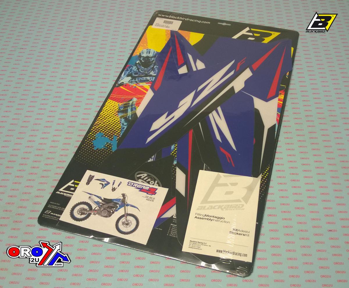 BLACKBIRD 19-22 YZF250/450 DREAM 4 GRAPHICS, BLACKBIRD 2247N DECAL KIT