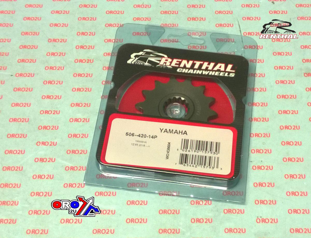 Renthal Front Sprocket Renthal 506, Yamaha 506--420-14p, 506-420-14p