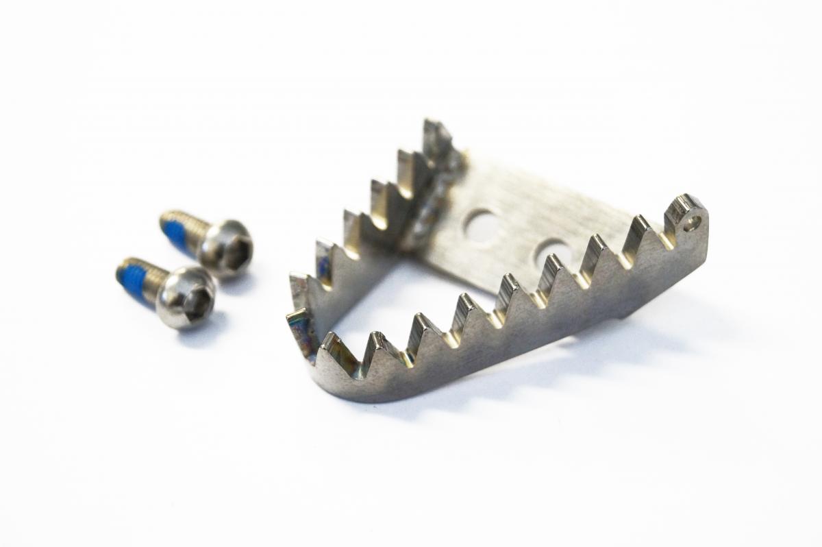 FIR KTM Titanium Brake Pedal Tip, Wider Than Oem Step Plate/tip, Fir