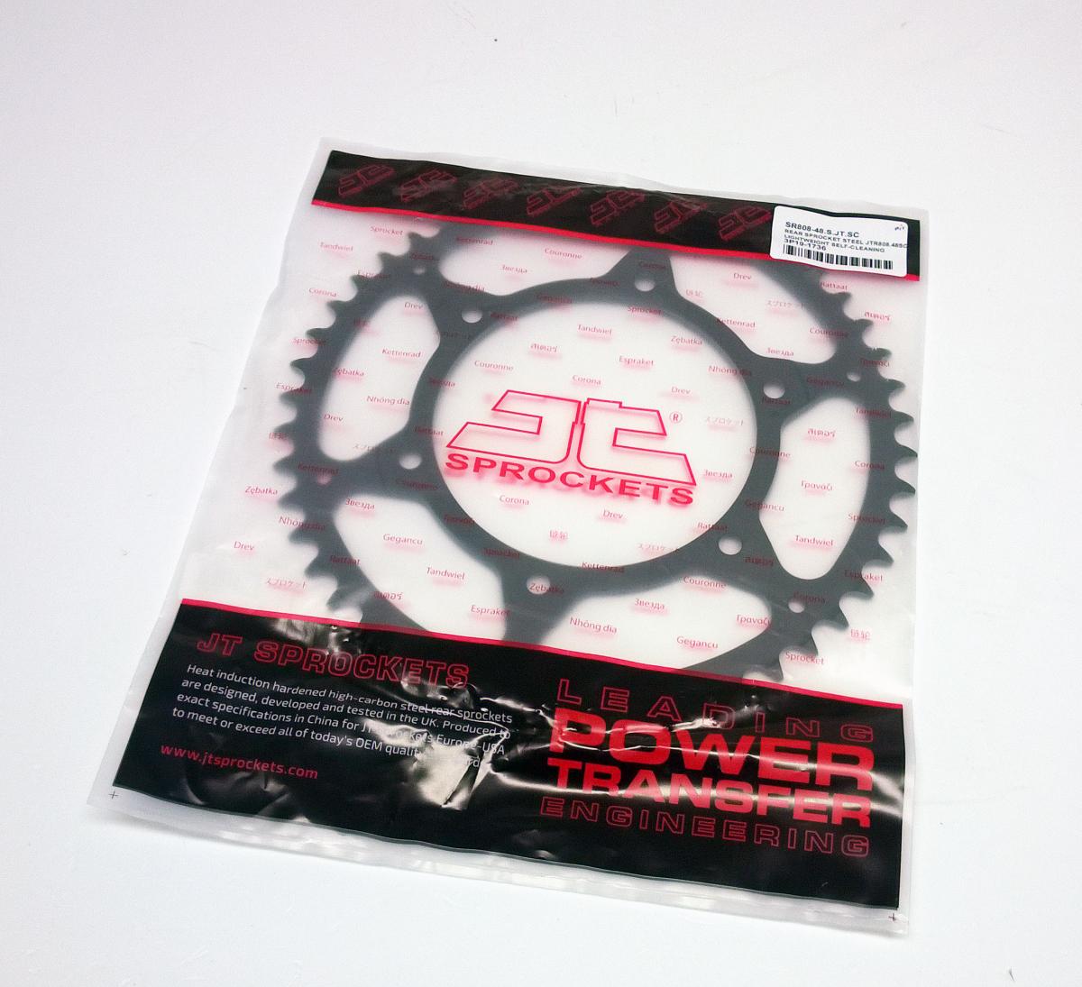 JT Rear Sprocket Steel JTR808.48sc, Lightweight Self-cleaning
